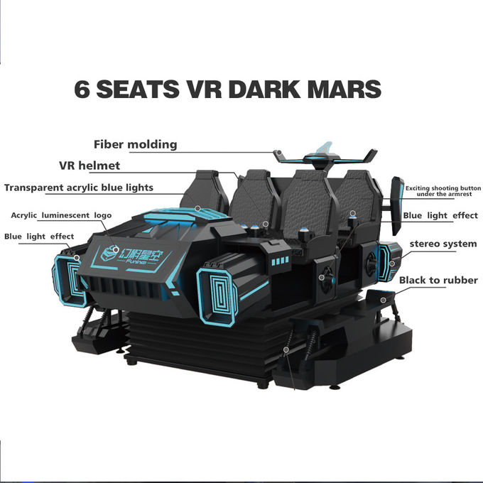 3.8KW 9D 아이를 위한 가상 현실 영화관 VR 상호 작용하는 총격사건 게임