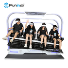 테마 파크 실내 가상 현실 기계를 위한 4개의 좌석 9D VR 영화관