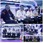 동적 좌석 9D 가상 현실 영화관 디푼 E3 VR 안경과 함께 현실적인 바람 효과