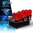 9개의 모션 좌석이 있는 커스터마이징 가능한 컬러 모양 7D 영화관