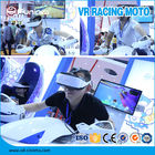 VR FRP 간단한 모터 1명의 선수를 위한 경주 시뮬레이터 게임 기계 백색