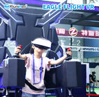 독수리 비행 VR 9D 게임 시뮬레이터 성인은 유원지 검정 색깔을 위해 탑니다