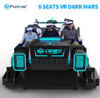 6 오락 장비 검정 색깔을 위한 좌석 9D VR 탱크 시뮬레이터 어두운 화성