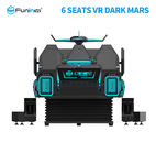 매력적인 6 좌석 VR 영화관 극장 6는 9D VR 시뮬레이터 암흑 화성에 자리를 줍니다