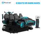 매력적인 6 좌석 VR 영화관 극장 6는 9D VR 시뮬레이터 암흑 화성에 자리를 줍니다