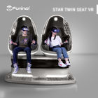 360 2개의 좌석을 가진 정도 가상 현실 9D VR 계란 의자 영화관 기계