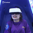 2개의 좌석 선수 파랑 &amp; 검정 9D 가상 현실 시뮬레이터 아케이드 게임 기계 VR 계란 의자