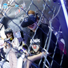 좀비를 4-5 플레이어 VR 세트 9D 가상 현실 기계를 갑자기 보내는 VR 놀이공원 장비 멀티 플레이어