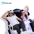 VR 부스 9D 가상 현실 VR 아케이드 게임 기계 9D VR 시뮬레이터 슈팅 게임 2 좌석