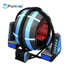 VR 테마 공원 장비 720 회전 몰입형 롤러 코스터 2 선수 9D VR 아케이드 기계 시뮬레이터