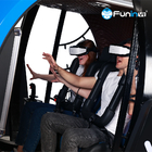 VR 테마 공원 장비 720 회전 몰입형 롤러 코스터 2 선수 9D VR 아케이드 기계 시뮬레이터