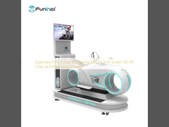 55인치 화면 9D VR 의자 및 유리섬유 재료로 게임 미래를 경험하십시오.