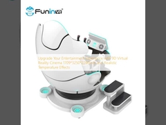 9D 가상 현실 영화 1709*3250*2280mm와 현실적인 온도 효과로 엔터테인먼트 경험을 업그레이드하십시오.