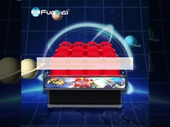 광장 맞춤형 5D 영화 영화관 9-48석과 전기 전원 시스템