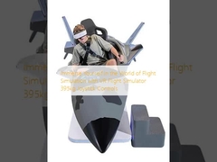 VR 비행 시뮬레이터 395kg 조이스틱 컨트롤과 함께 비행 시뮬레이션의 세계에 몰입하십시오.