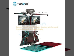 서라운드 사운드 오디오 및 VR 헤드셋 디스플레이로 9D 워커 슈팅의 스릴을 경험하세요