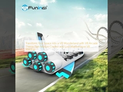 VR 아케이드 테마 파크 모션 컨트롤과 저 유지보수 VR 전쟁 선박으로 공간을 VR 원더랜드로 바꾸세요