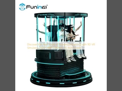 9D VR 시뮬레이터로 몰입형 게임의 다음 단계 발견 2620*1480*2080mm 55인치 스크린