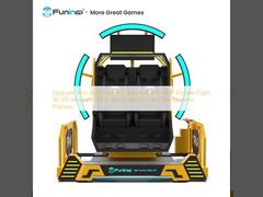 360° 더블 플라이트 9D VR 시뮬레이터로 엔터테인먼트 사업을 업그레이드하세요. 40인치 디스플레이 화면 크기 다이내믹 플랫폼