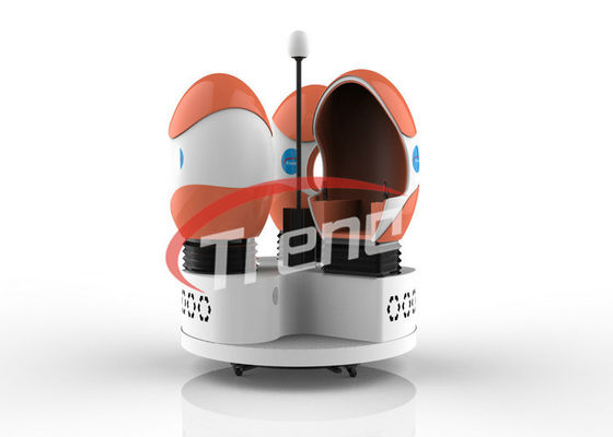 우주 캡슐 계란은 HQ VR 유리를 가진 9D VR 시뮬레이터 3 좌석을 형성했습니다