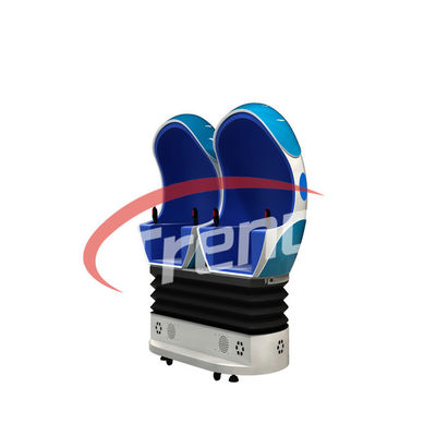모양 테마 파크 9D 가상 현실 영화관 두 배 좌석을 찬성된 1500 와트 SGS Egg