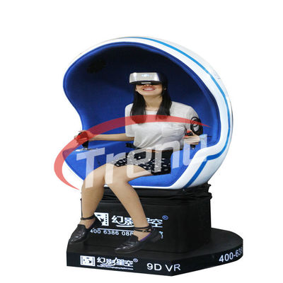 2 360도 영화를 가진 선수 롤러코스터 계란 기계 9D 가상 현실 영화관