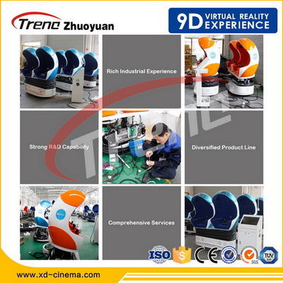 자동차 쇼를 위한 오락 롤러코스터 9D 가상 현실 시뮬레이터 6 좌석