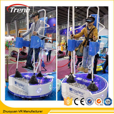 테마 파크 Oculus 갈라진 틈은 상점가를 위한 비행 VR 시뮬레이터를 위로 서 있습니다