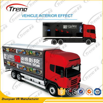 HD VR 유리 디지털 방식으로 7D 영화관 영화를 가진 이동할 수 있는 가상 세계 시뮬레이터