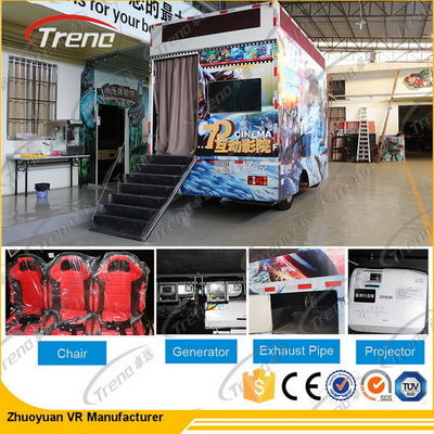 HD VR 유리 디지털 방식으로 7D 영화관 영화를 가진 이동할 수 있는 가상 세계 시뮬레이터