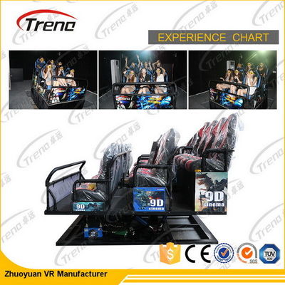 3D VR 걸이 2.25KW 220V를 가진 입체 음향 7D 영화관 시뮬레이터를 쏘는 6 DOF 총