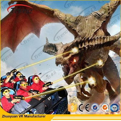 상점가 6 DOF 전기 플랫폼을 가진 상호 작용하는 동의 7D 영화관