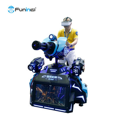 상호 작용하는 9D 가상 현실 총격사건 시뮬레이터 경험 Vr 개틀링 주인