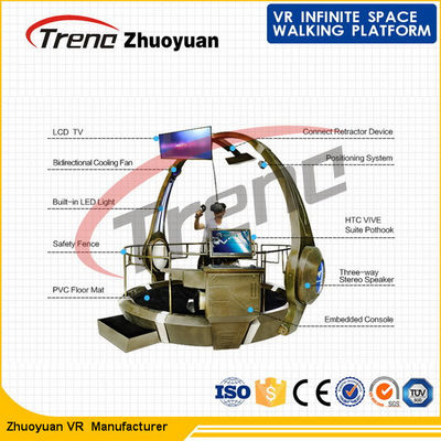 동 효력을 가진 까만 테마 파크 동적인 보행자 가상 세계 시뮬레이터