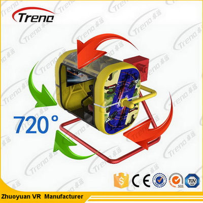 좌석에게 360도 3d VR 유리를 가진 비디오 게임 VR 비행 모의 조종 장치를 몸짓으로 알리십시오