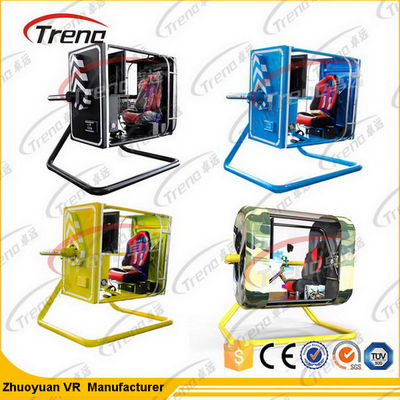 360의 ° 자전 플랫폼을 가진 총격사건 전투 VR 비행 모의 조종 장치 단독 플레이어