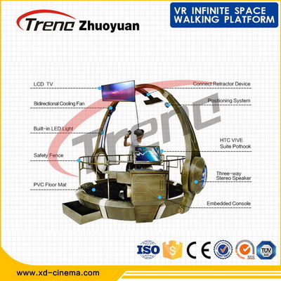 하이퍼 정밀한 사실상 걷는 플랫폼을 가진 유원지 9D 가상 현실 시뮬레이터