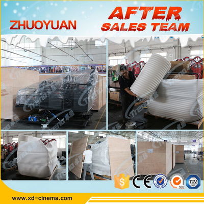 6 DOF 전기 플랫폼을 가진 7D 영화관 장비를 쏘는 유원지 총