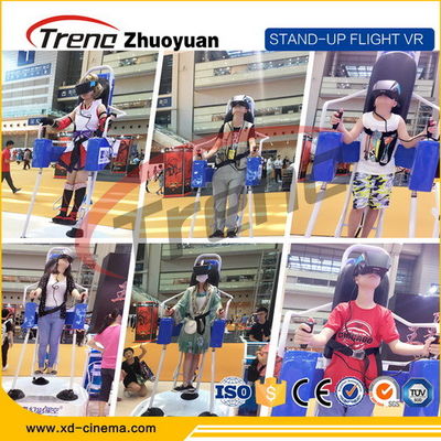 360의 ° 자전 플랫폼을 가진 유원지 비디오 게임 가상 현실 도박 장치