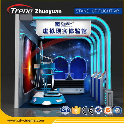 360의 ° 자전 플랫폼을 가진 유원지 비디오 게임 가상 현실 도박 장치