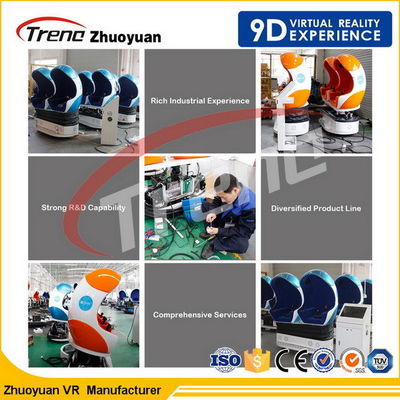 VR 게임 220V를 가진 상점가 3 좌석 9d 가상 세계 시뮬레이터