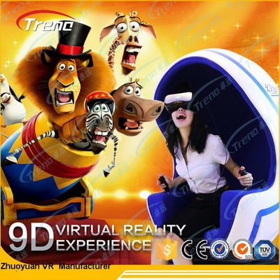 VR 유리 1/2/3 좌석을 가진 전기 시스템 9D 가상 현실 시뮬레이터