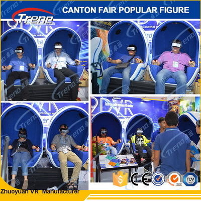 재미있은 게임 유원지 장비 9d VR 시뮬레이터 220V 전기 시스템