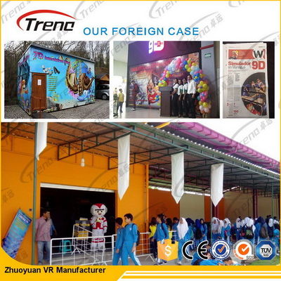 테마 파크를 위한 시뮬레이터를 모는 특수 효과 5d 영화관 가상 현실