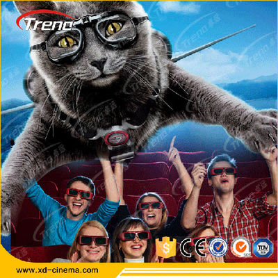 6 DOF 전기 플랫폼을 가진 7D 영화관 장비를 쏘는 70편의 PCS 5D 영화 유원지 총