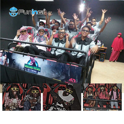 24 의자 7D 영화관 3D 화면 인터랙티브 모션 레이스 시뮬레이터