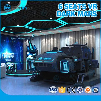 VR 헬멧을 가진 기계화 작풍 가상 현실 9D VR 영화관 6 선수 실내 VR 게임