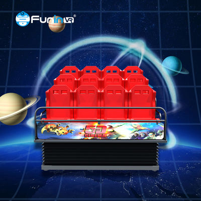 광장 맞춤형 5D 영화 영화관 9-48석과 전기 전원 시스템