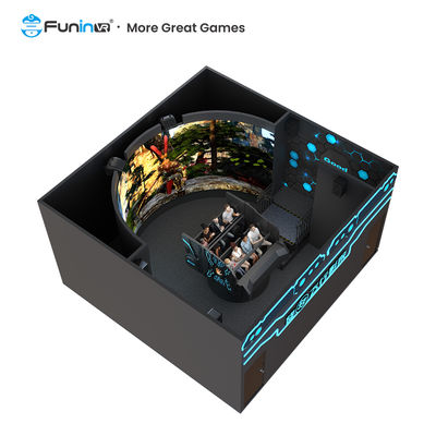 우리의 인터랙티브 모션 레이스 시뮬레이터 볼 스크린 380v 인터랙티브 게임 콘텐츠로 다음 단계로 당신의 레이싱 게임을 가져가십시오