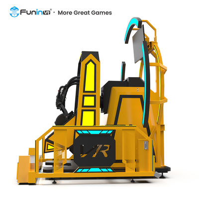 Upgrade Your Entertainment Business with 360° Double Flight 9D VR Simulator 40 Inches Display Screen Size Dynamic Platform